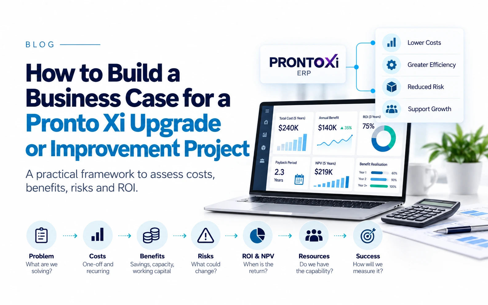 How to Build a Business Case for a Pronto Xi Upgrade or Improvement Project How to Build a Business Case for a Pronto Xi Upgrade or Improvement Project