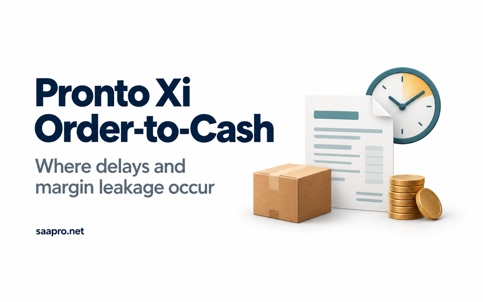 Pronto Xi Order-to-Cash: Where Delays and Margin Leakage Occur